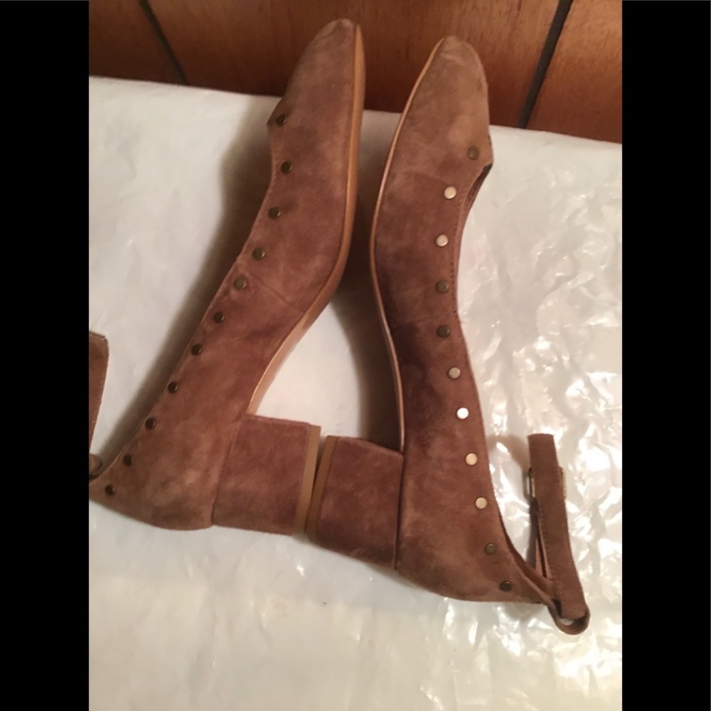 MADEWELL SUEDE PUMP WITH ANKLE STRAP Sz 7.5 - Picture 5 of 7